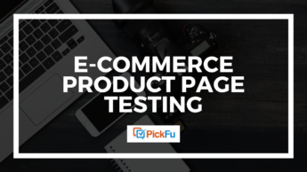 e-commerce product page testing