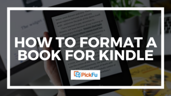 How to format a book for kindle, in three easy steps.