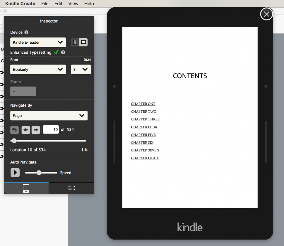 how to format a book for kindle direct publishing