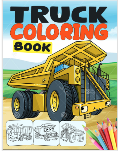 coloring book cover art - Option A