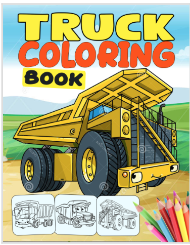 coloring book cover art - Option B