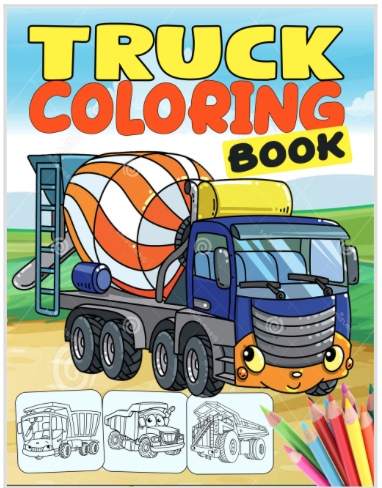 coloring book cover art - Option C