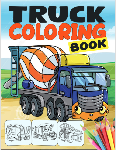 coloring book cover art - Option D