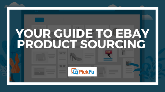 Your Guide To EBay Product Sourcing - The PickFu Blog