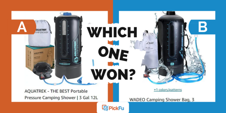 Which One Won: competitive test of camping shower brand