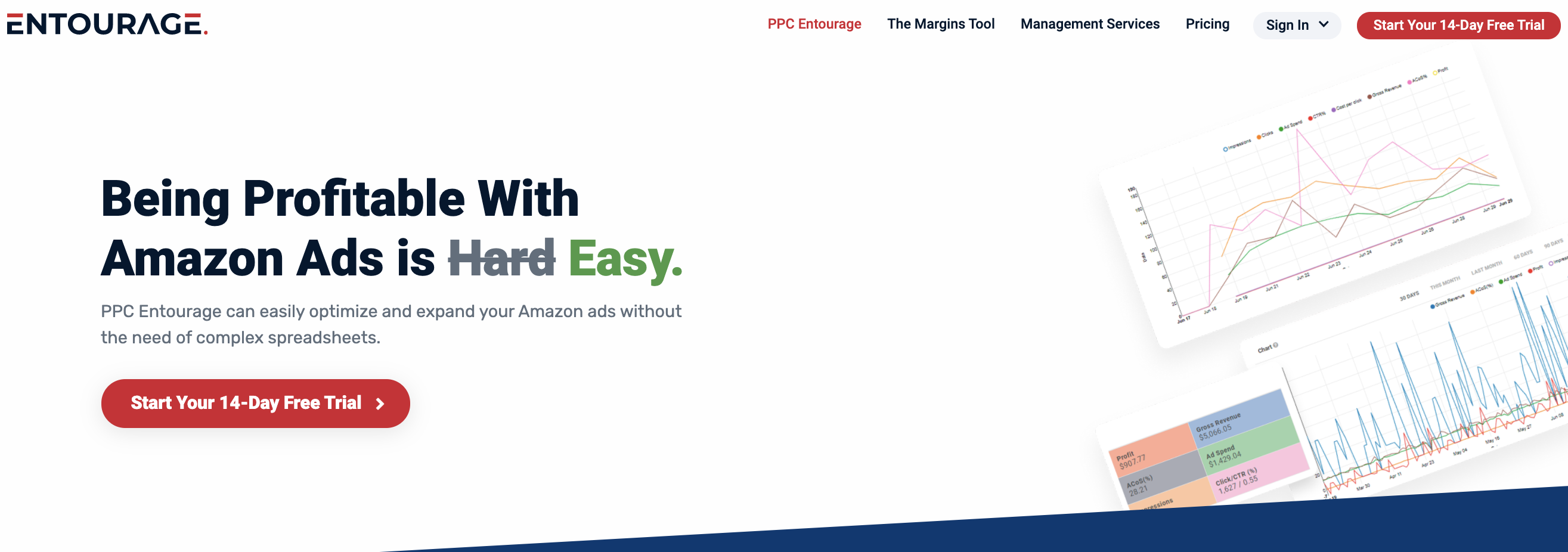 PPC Entourage, one of the best Amazon PPC tools